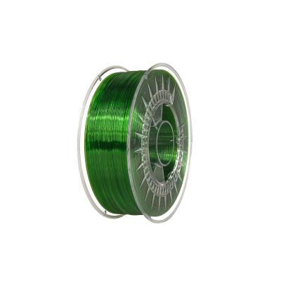 Devil Design  PET-G филамент 1.75 мм, 1 кг (2.0 lbs) - прозрачно зелен